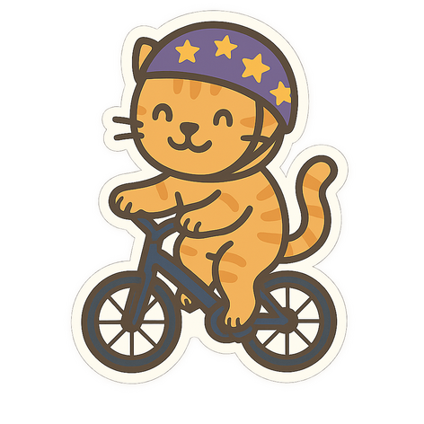 bicycle cat