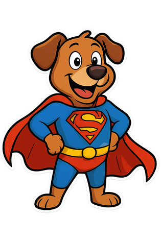 dog super hero